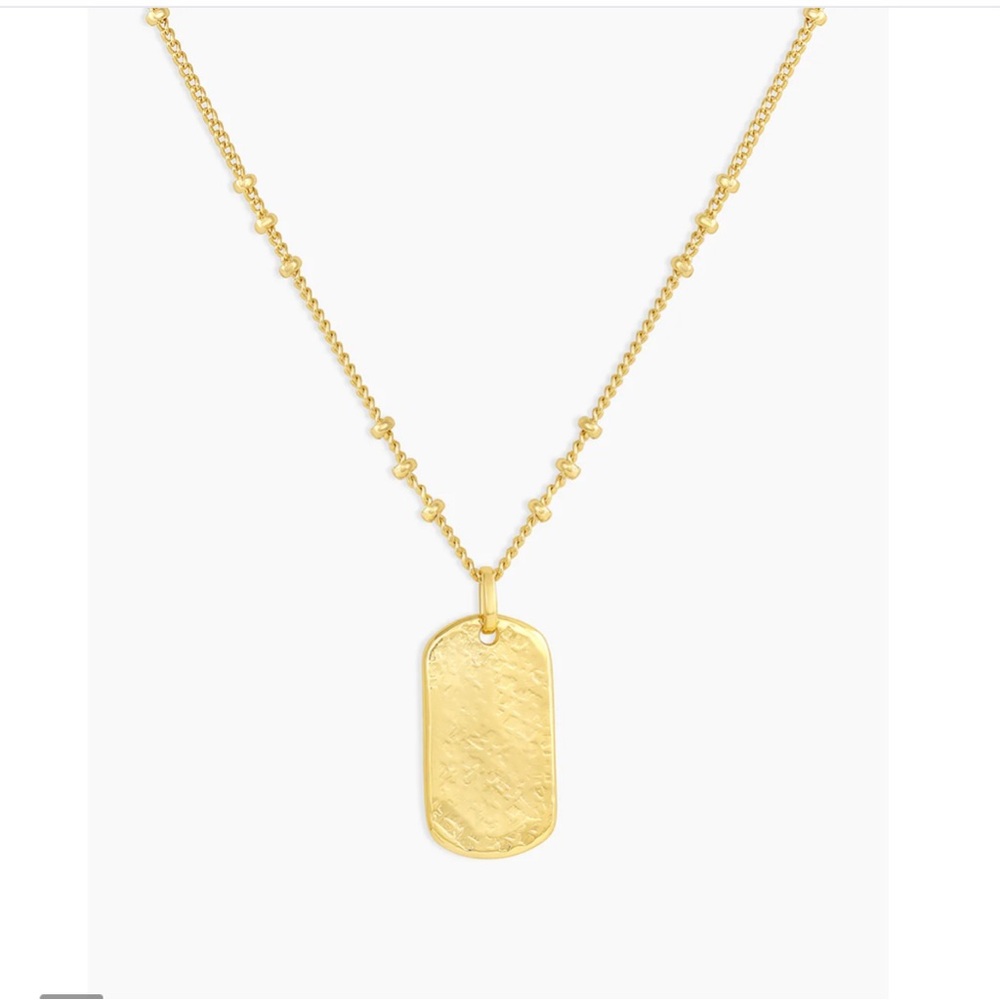 Gorjana Griffin Dog Tag Necklace